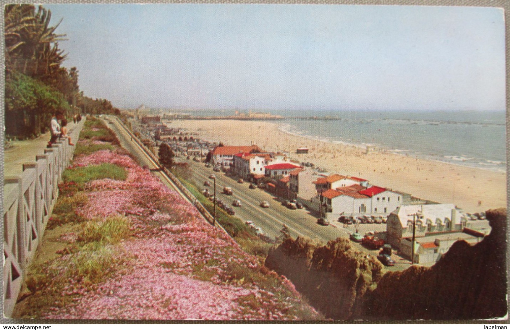 USA CALIFORNIA SANTA MONICA BEACH PALISADES KARTE CARD POSTCARD CARTE POSTALE POSTKARTE CARTOLINA ANSICHTSKARTE - Long Beach