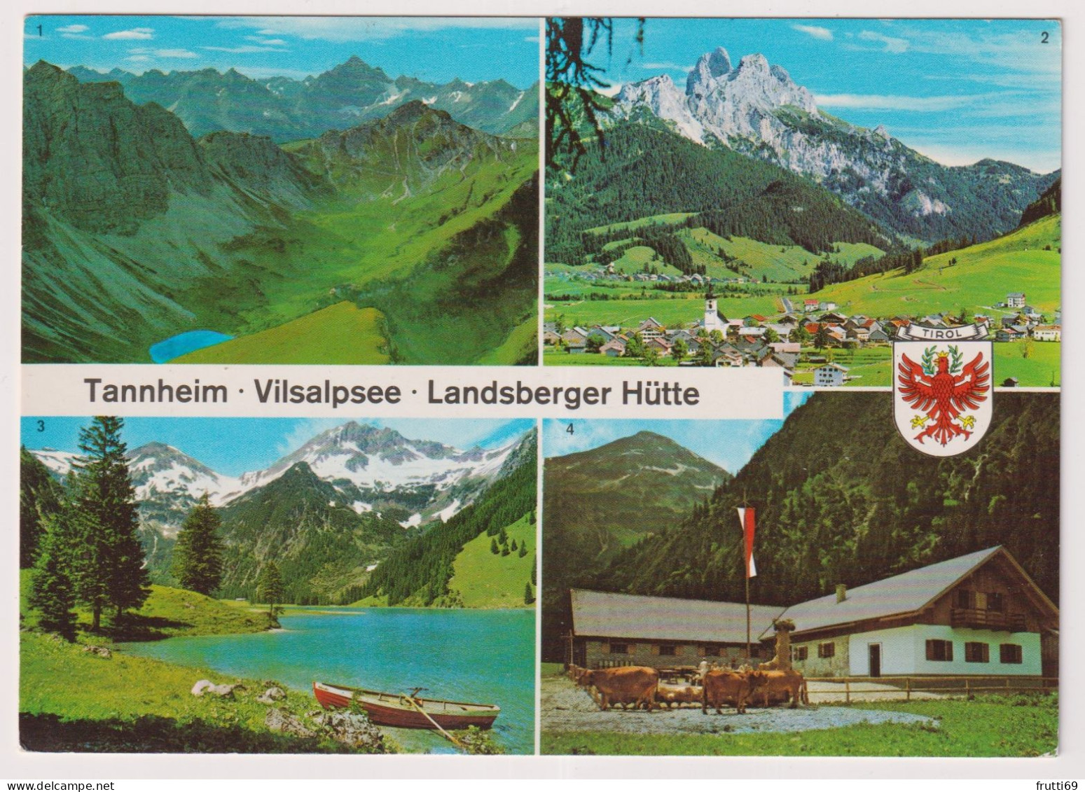 AK 200453 AUSTRIA - Tannheim - Vilsalpsee - Landsberger Hütte - Tannheim