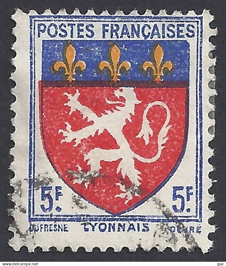 FRANCIA 1943 - Yvert 572° - Stemma | - 1941-66 Escudos Y Blasones