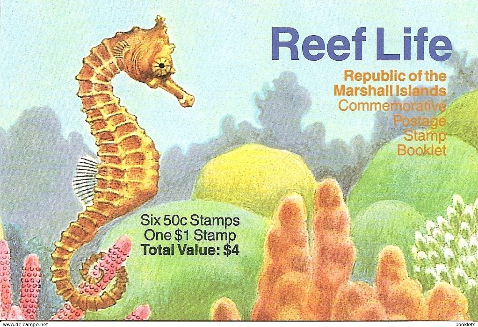 MARSHALL ISLANDS, 1993, Booklet 22, Reef Life - Marshall