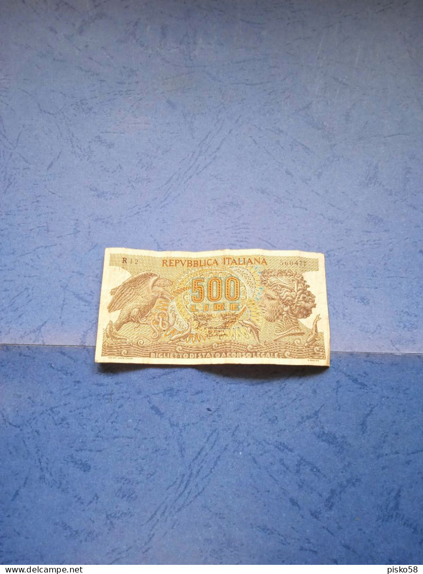 ITALIA-P93a 500L 20.6.1966- - 500 Liras