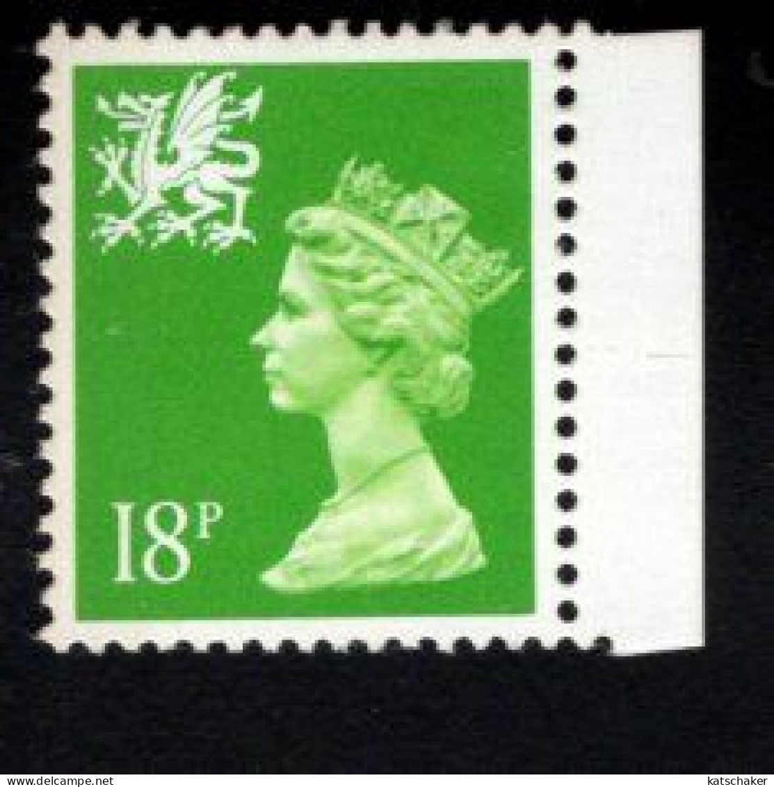 1964327308 WALES *** MNH STANLEY GIBBONS W49 SCOTT WMMH34 SIDE BAND LEFT - Galles