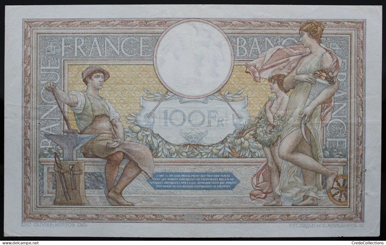 France - 100 Francs - 24-12-1931 - PICK 78b / F24.10 - SUP - 100 F 1908-1939 ''Luc Olivier Merson''