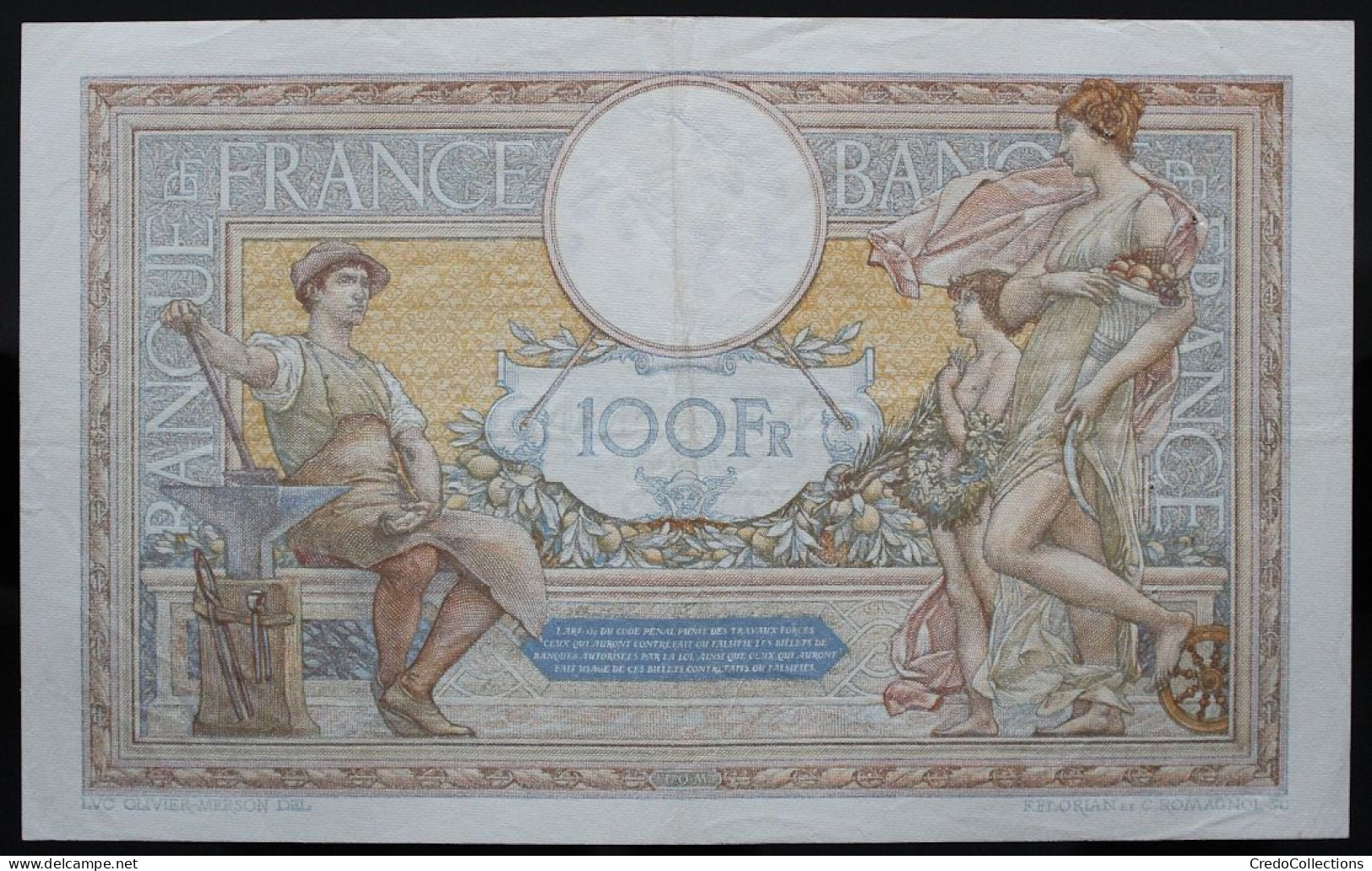 France - 100 Francs - 1-6-1933 - PICK 78c / F24.12 - SUP - 100 F 1908-1939 ''Luc Olivier Merson''