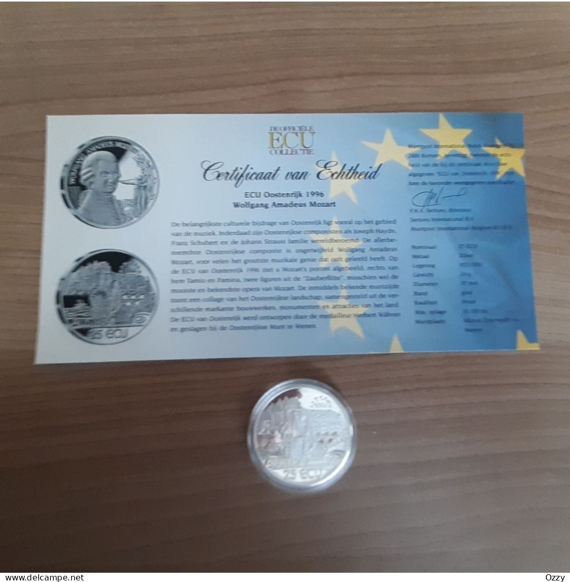 25 ECU Austria 1996 Proof - Andere - Europa