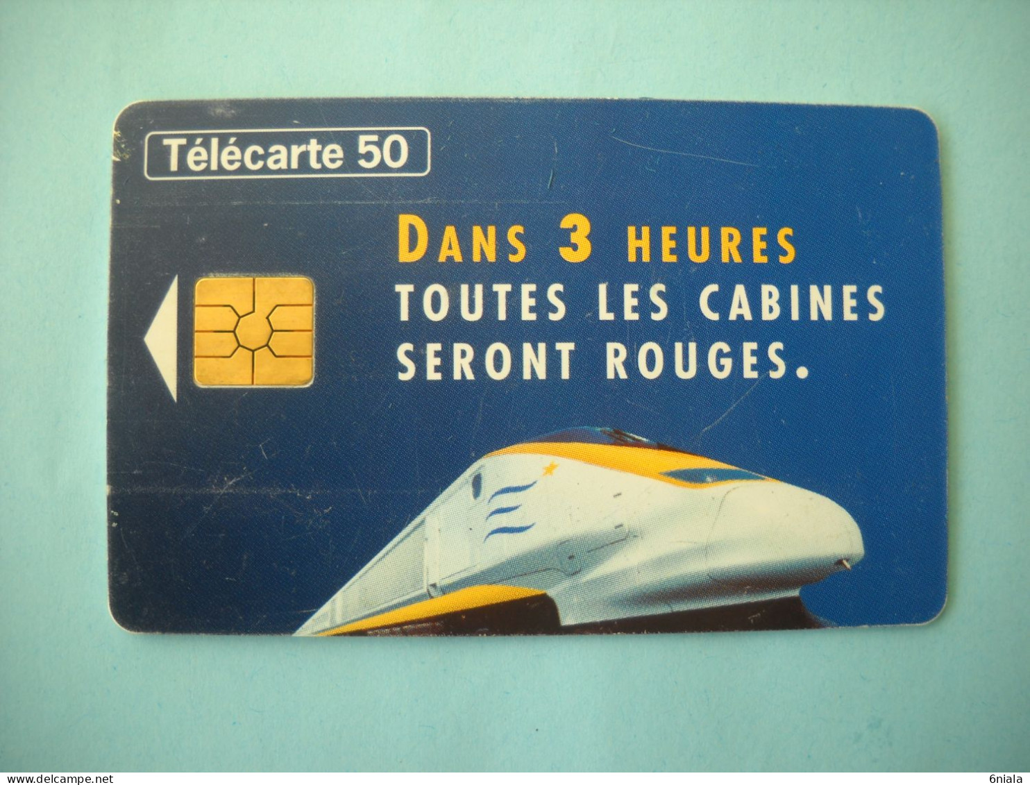 7626 Télécarte Collection TRAIN TGV EUROSTAR SNCF     ( 2 Scans)  Carte Téléphonique - Eisenbahnen