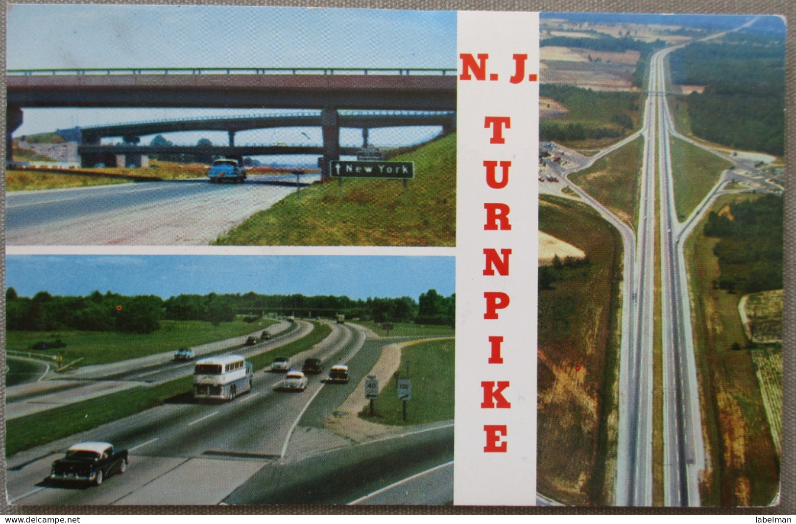 USA NEW JERSEY TURNPIKE WOODBRIDGE CARD POSTCARD CARTE POSTALE POSTKARTE CARTOLINA ANSICHTSKARTE - Long Beach