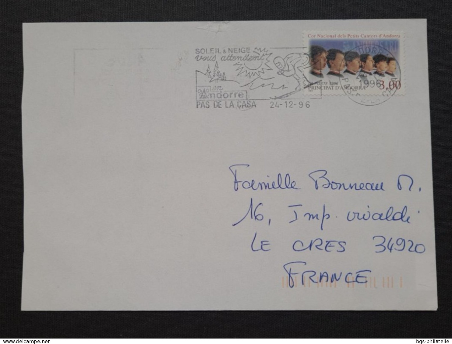 Andorre,  Lettre Pour La France. - Storia Postale