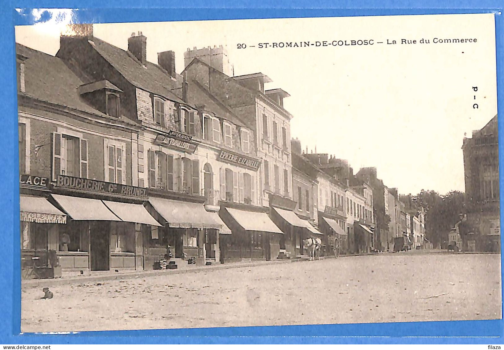 76 - Seine Maritime - Saint Romain De Colbosc - La Rue Du Commerce (N14837) - Saint Romain De Colbosc