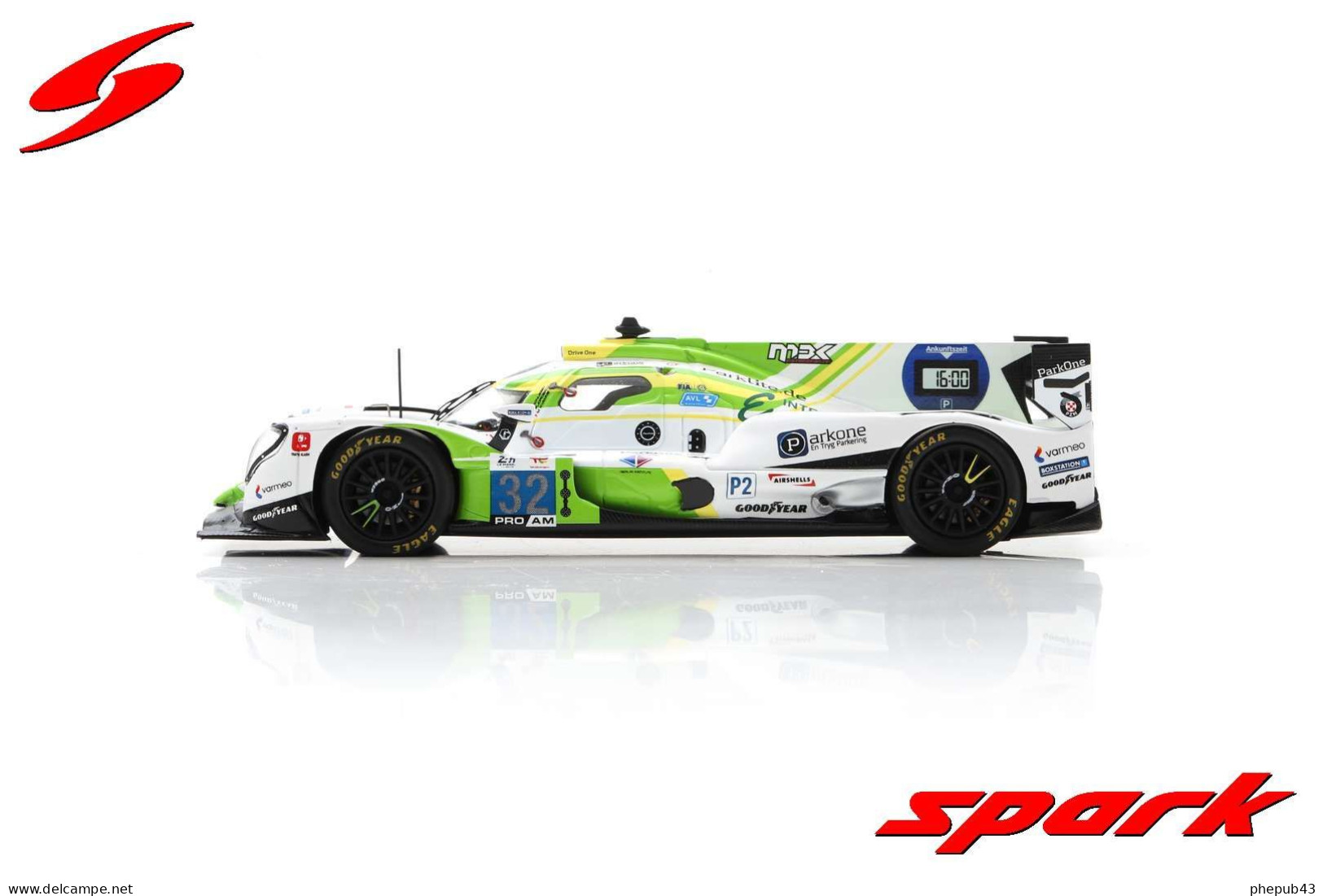 Oreca 07 - Gibson - Inter Europol - LMP2 24h Le Mans 2023 #32 - M. Kvamme/J. Magnussen/A. Fjordbach - Spark - Spark