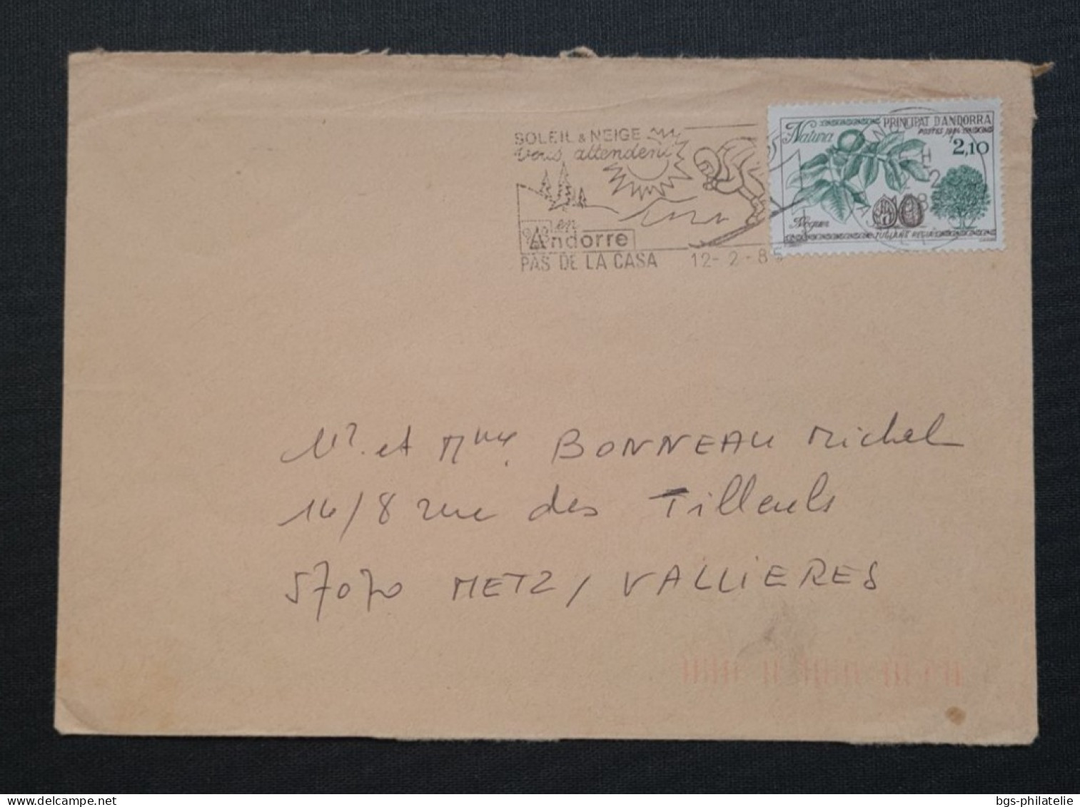 Andorre,  Lettre Pour La France. - Covers & Documents