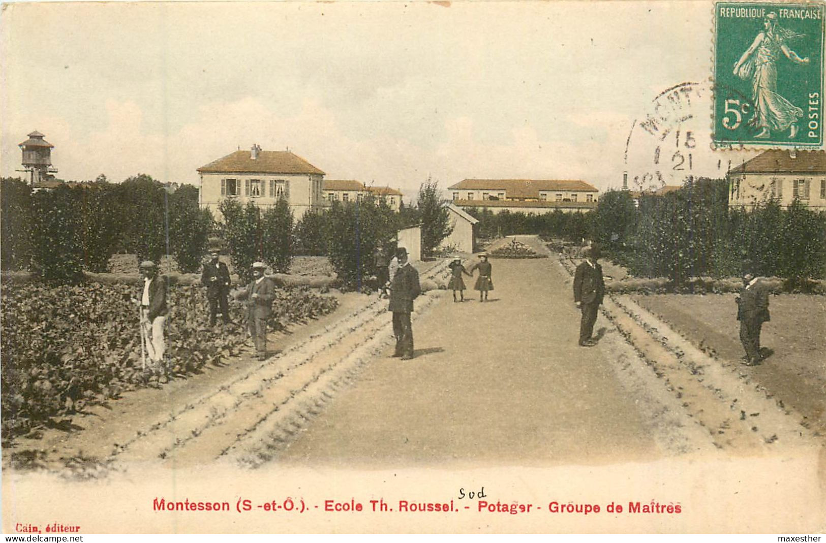 MONTESSON école Th. Rousse, Le Potager, Groupe De Maîtres - Montesson