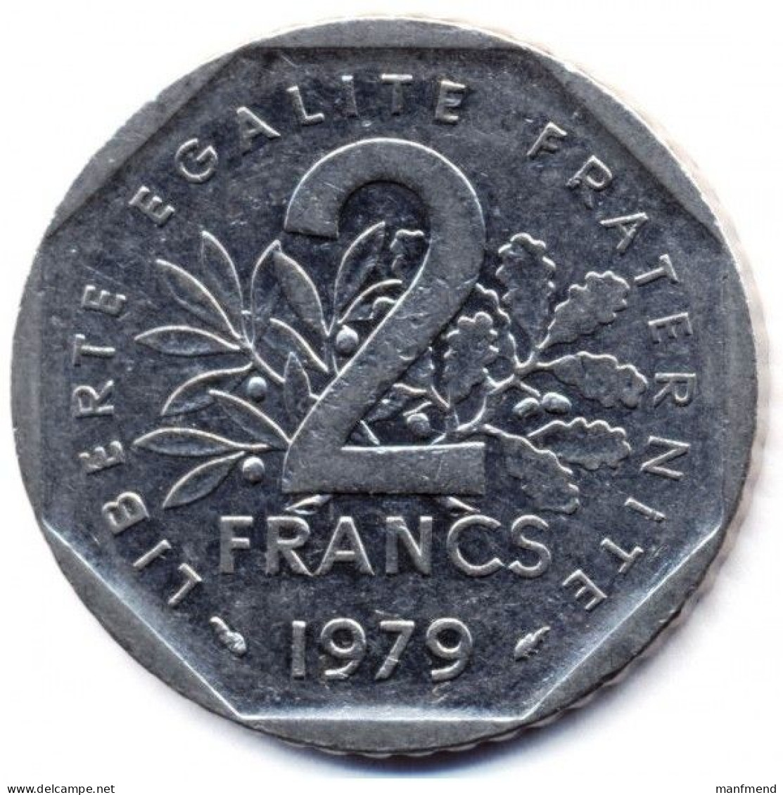 France - 1979 - KM 942.1 - 2 Francs - XF - 2 Francs