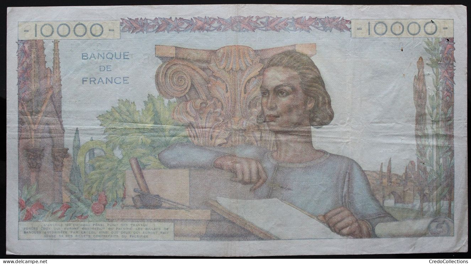 France - 10000 Francs - 7-2-1952 - PICK 132d / F50.56 - TB+ - 10 000 F 1945-1956 ''Génie Français''