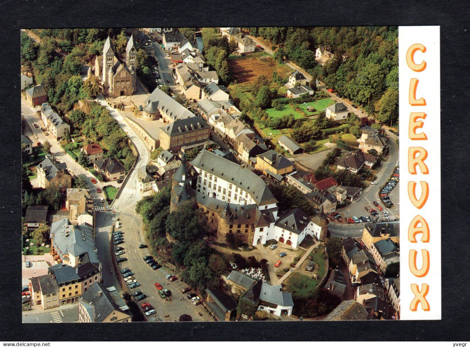 Luxembourg - CLERVAUX - Vue Générale Sur Le Centre Ville, église, Château - Clervaux