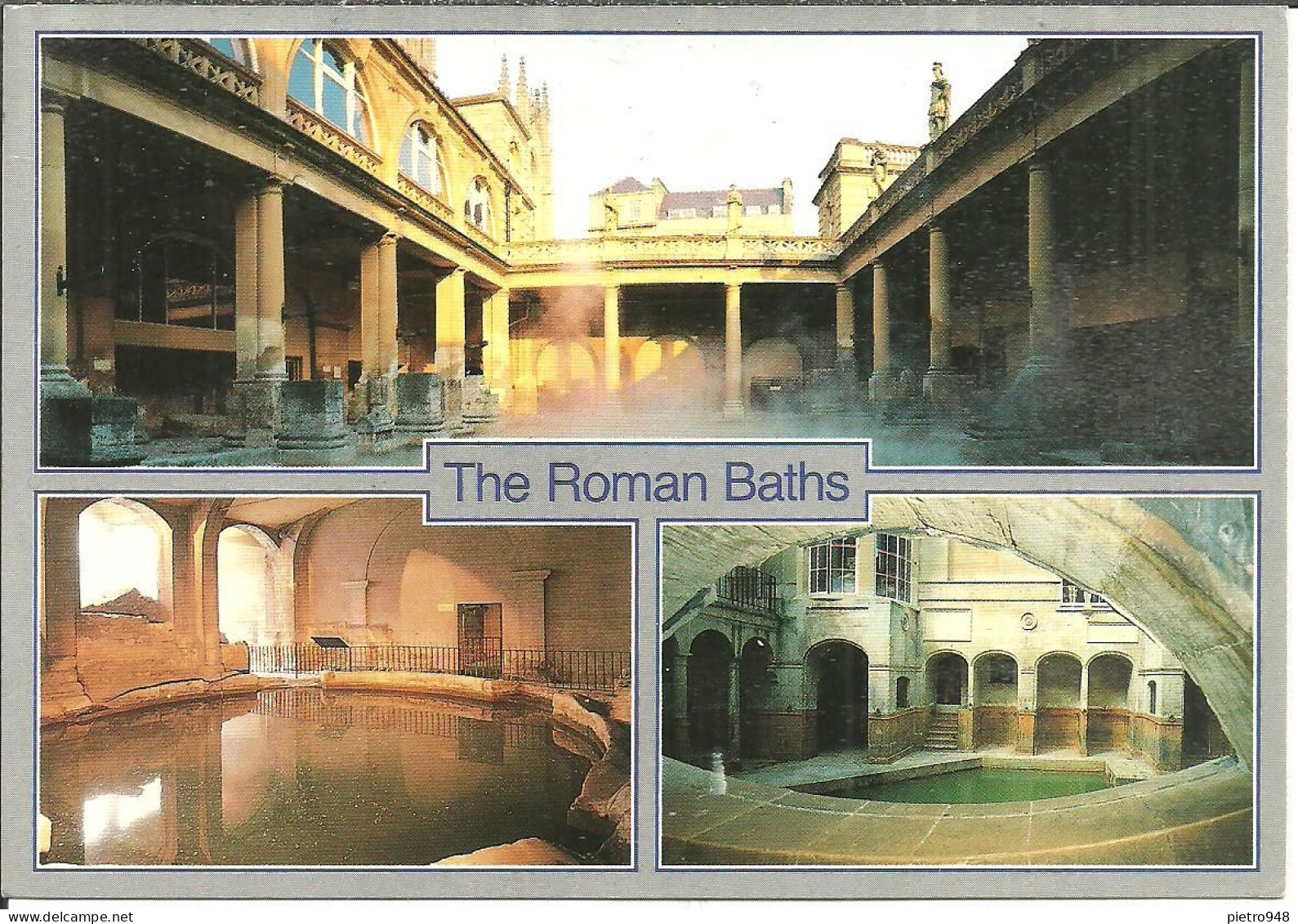 Bath (Somerset, U.K.) The Roman Baths: Great Bath, Circular Bath, King's Bath - Bath