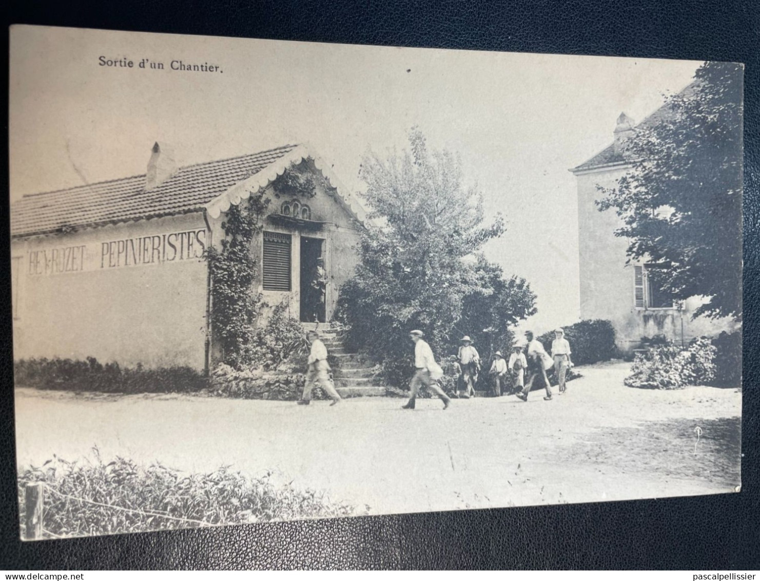 CPA - 70 - MARNAY - Sortie D'un Chantier - PEPINIERES BEY ROZET & Fils - TBE - Animée - Marnay