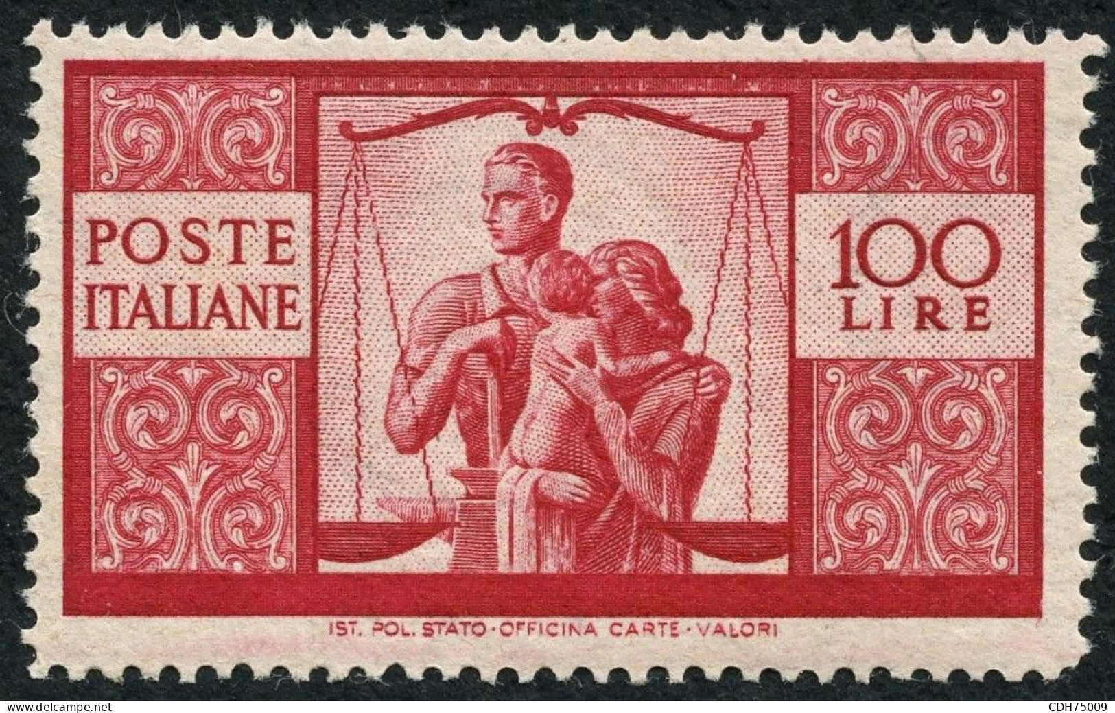 ITALIE - YVERT 503 FAMILLE ET JUSTICE ** - Mint/hinged