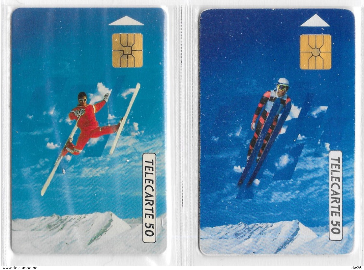 Lot De 7 Télécartes Sports (Ski, Gymnastique, Jeux Olympiques) Télécarte 50 - 1992 - Sport