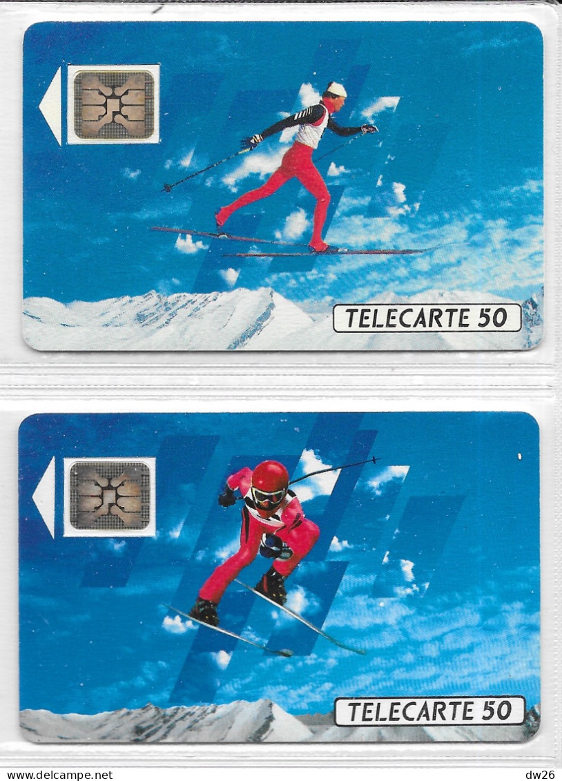 Lot De 7 Télécartes Sports (Ski, Gymnastique, Jeux Olympiques) Télécarte 50 - 1992 - Sport