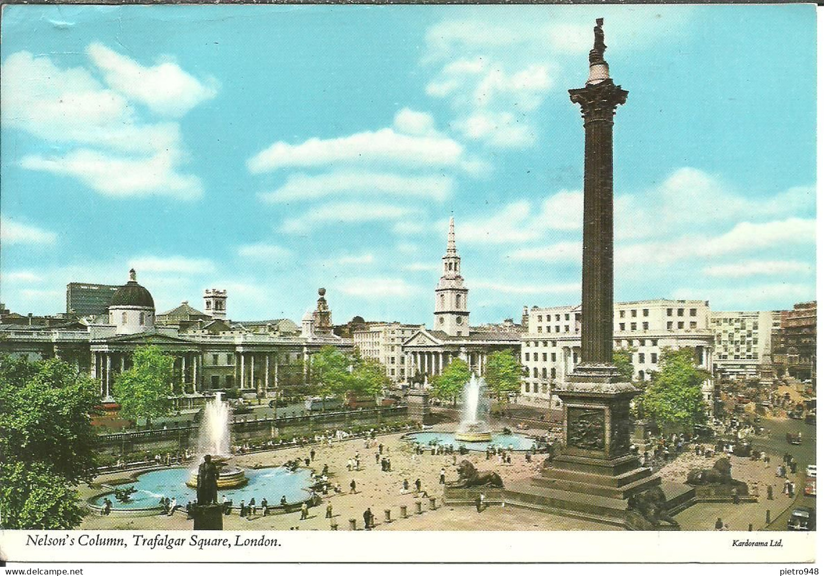 London (England, U. K.) Trafalgar Square And Nelson's Column - Trafalgar Square