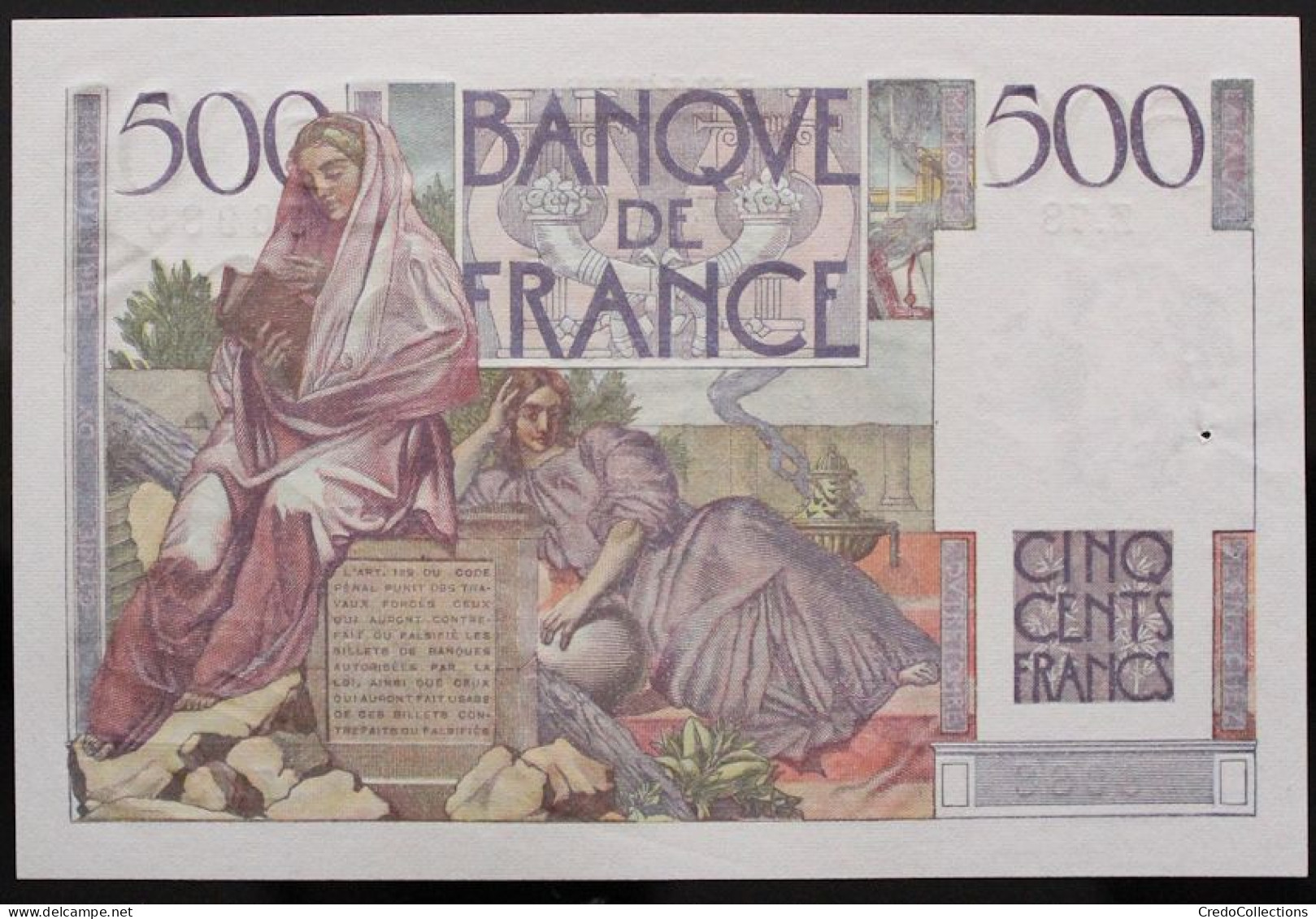 France - 500 Francs - 28-3-1946- PICK 129a / F34.5 - SPL - 500 F 1945-1953 ''Chateaubriand''