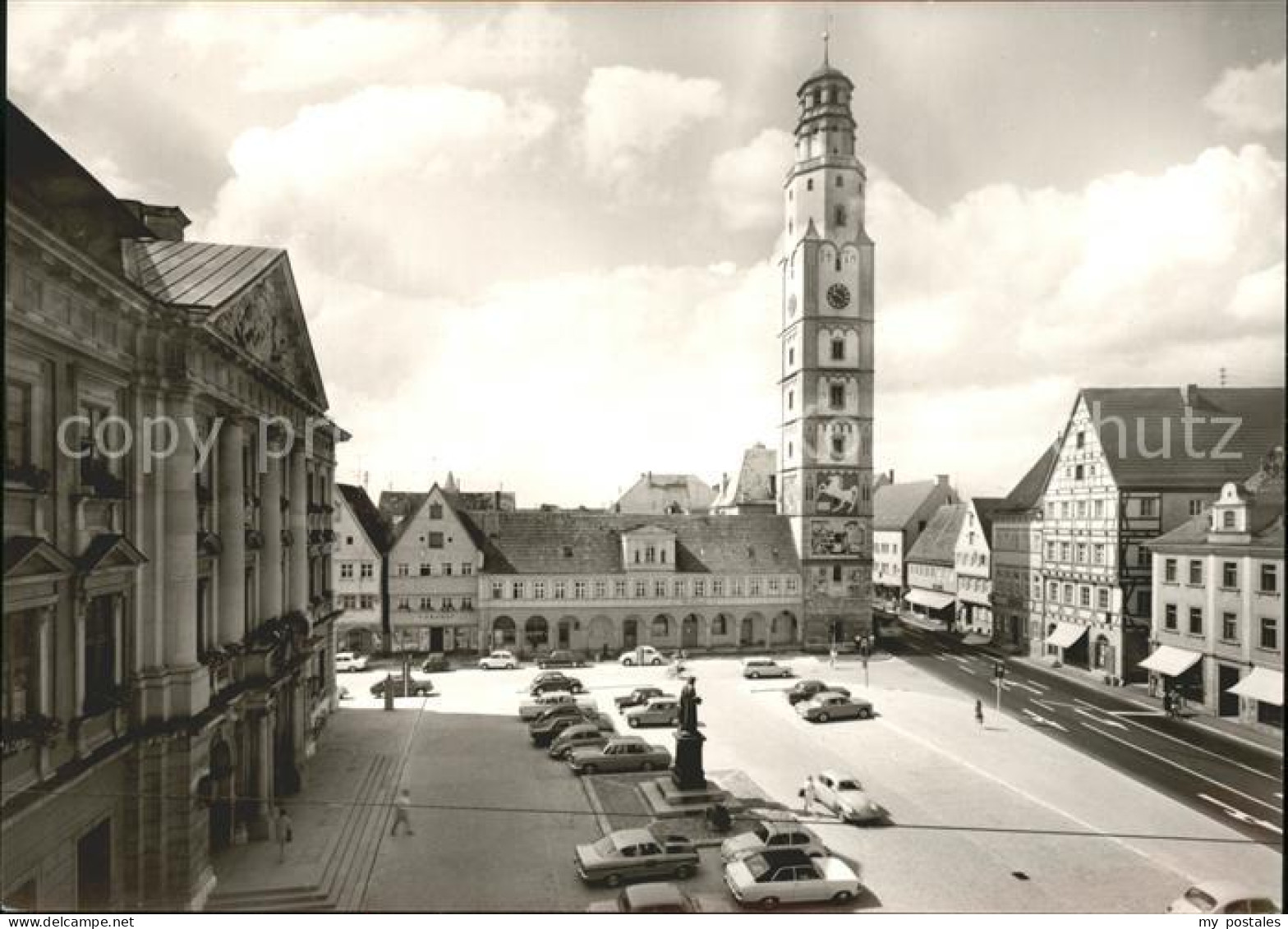 41783855 Lauingen Donau Marktplatz Autos Lauingen Donau - Lauingen