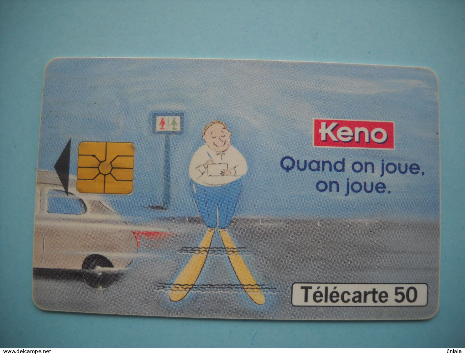 7632 JEUX KENO LOTO QUAND ON JOUE ON JOUE  Télécarte Collection  ( 2 Scans)  Carte Téléphonique - Jeux