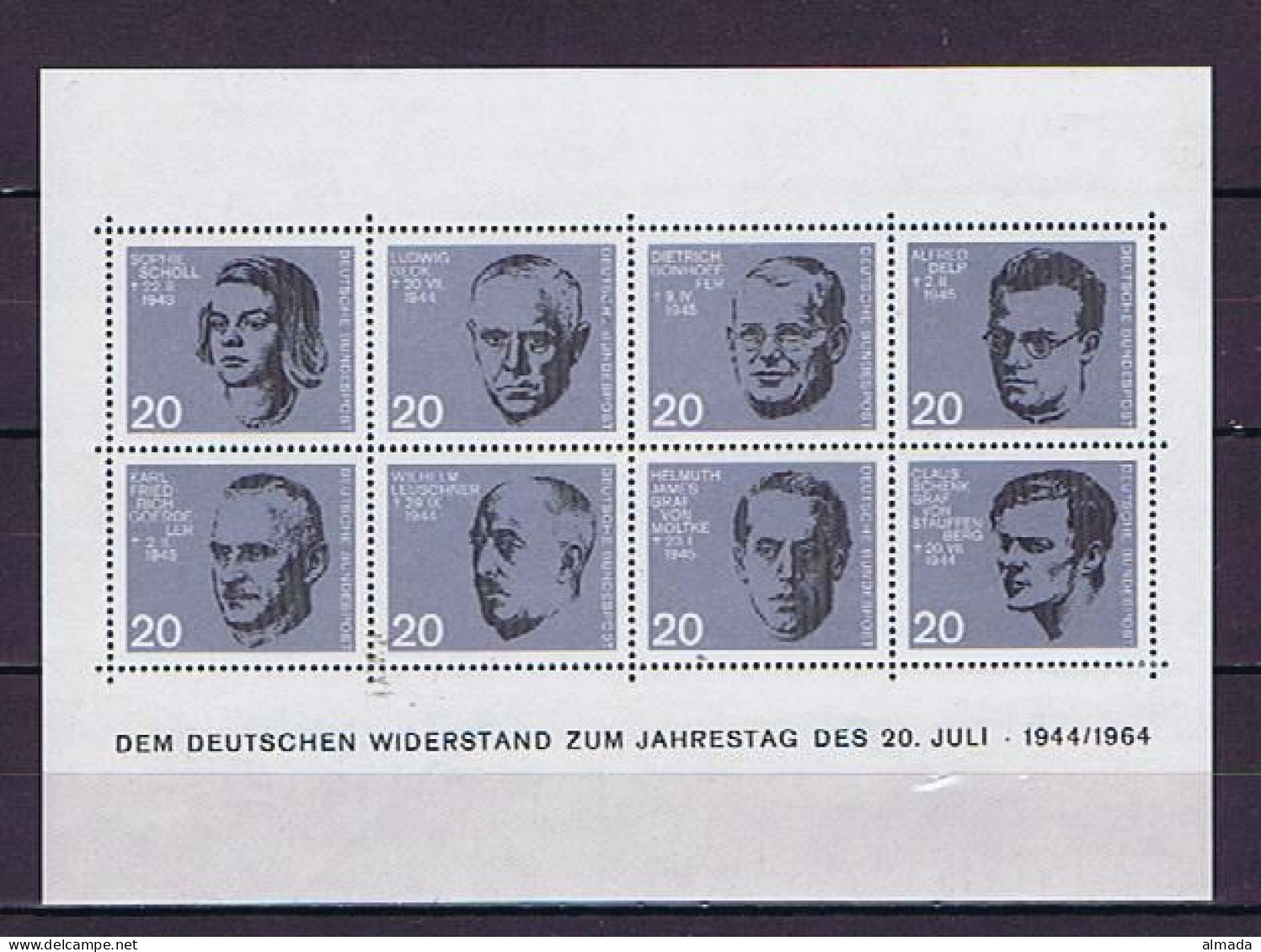 BRD (West) Germany 1964: Michel Block 3** Postfrisch,  Mnh - 1959-1980