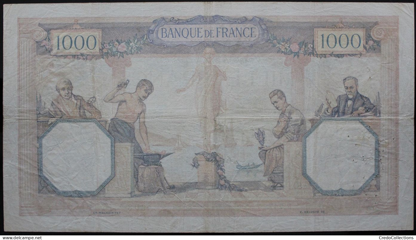 France - 1000 Francs - 24-7-1928- PICK 79a / F37.2 - TB - 1 000 F 1927-1940 ''Cérès Et Mercure''