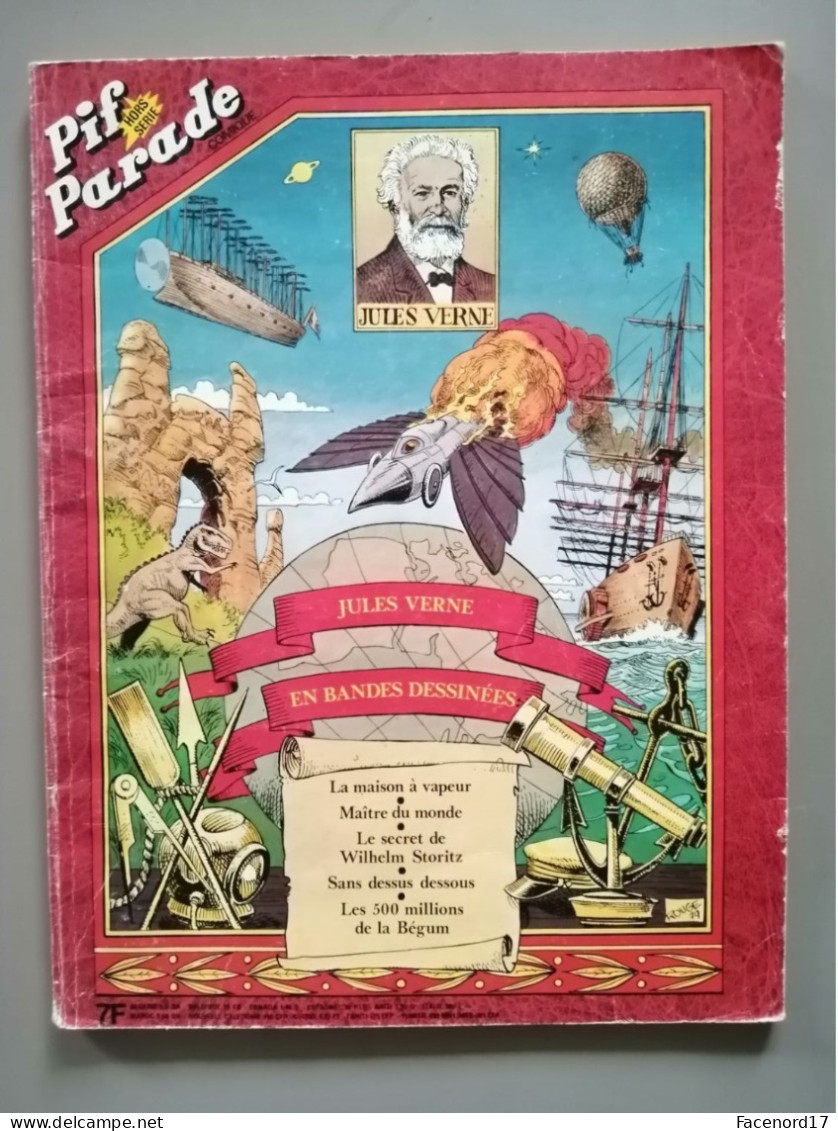 Pif Parade Hors Série Jules Verne En Bandes Dessinées Juillet 1979 - Pif & Hercule