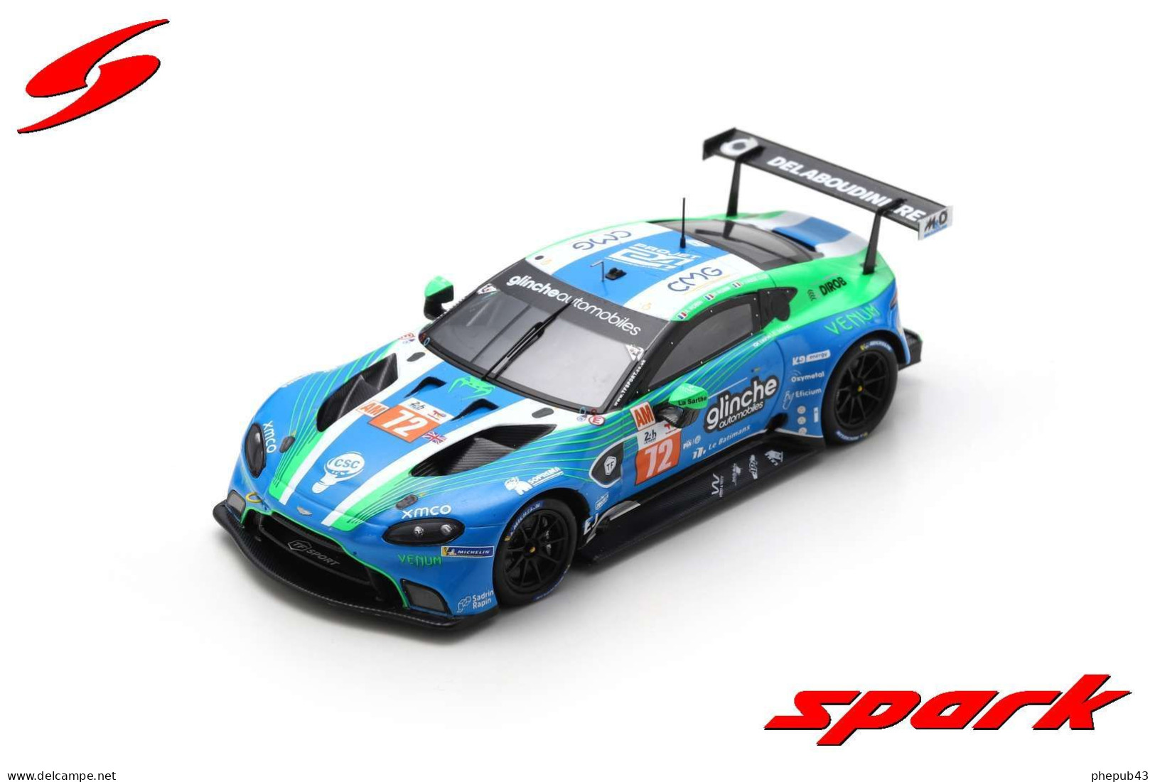 Aston Martin Vantage AMR - TF Sport - LM GTE AM 24h Le Mans 2023 #72 - A. Robin/M. Robin/V. Hasse-Clot - Spark - Spark