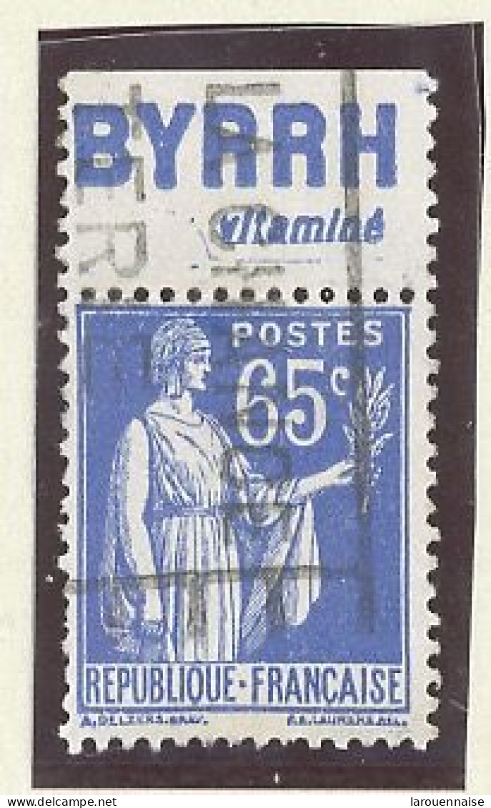 BANDE PUB -N°365- 65c BLEU TYPE PAIX- Obl-PUB  BYRRH  - (MAURY 243) - - Gebraucht