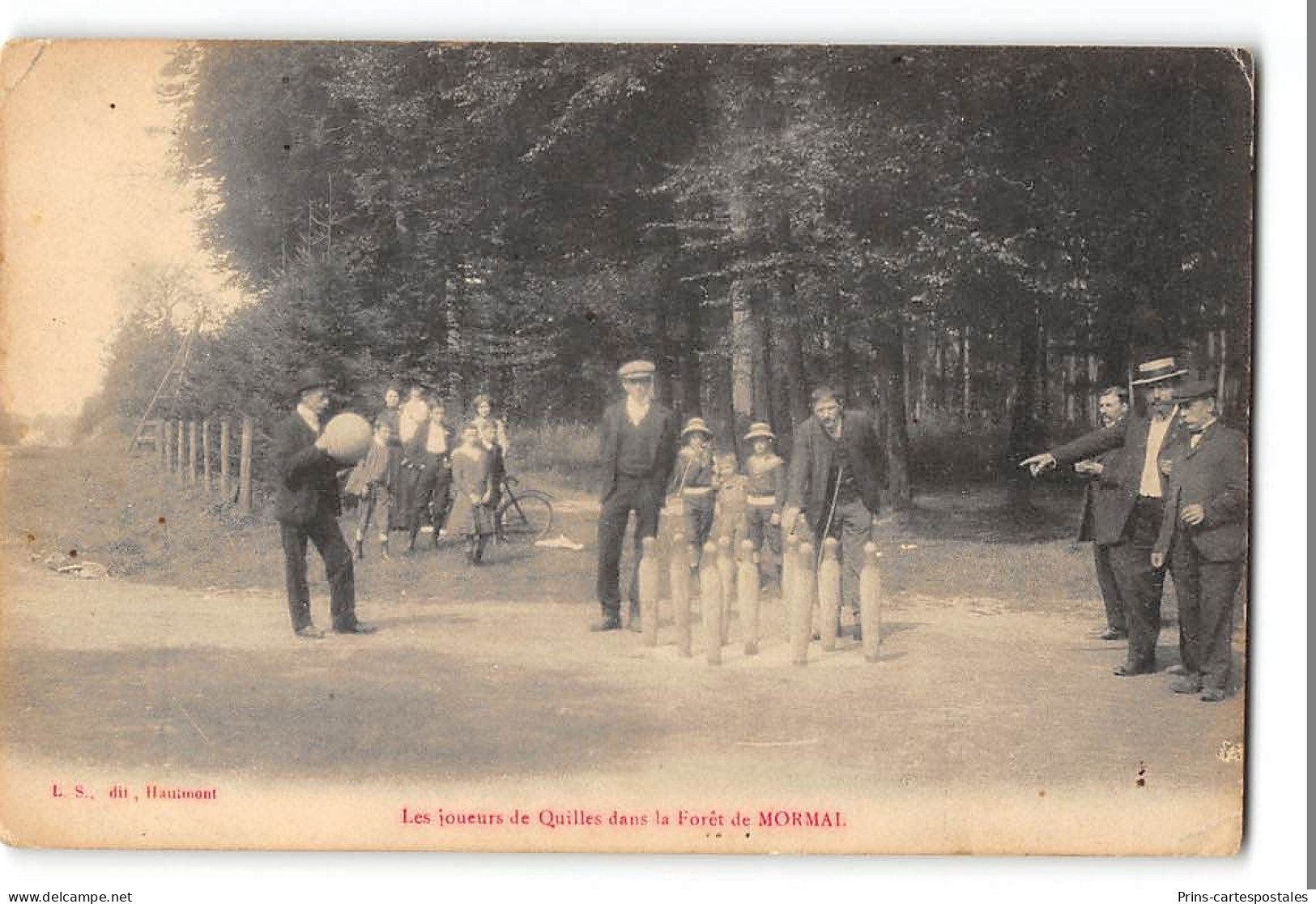 CPA 59 Les Joueurs De Quilles Dans La Fôret De Mormal - Denain