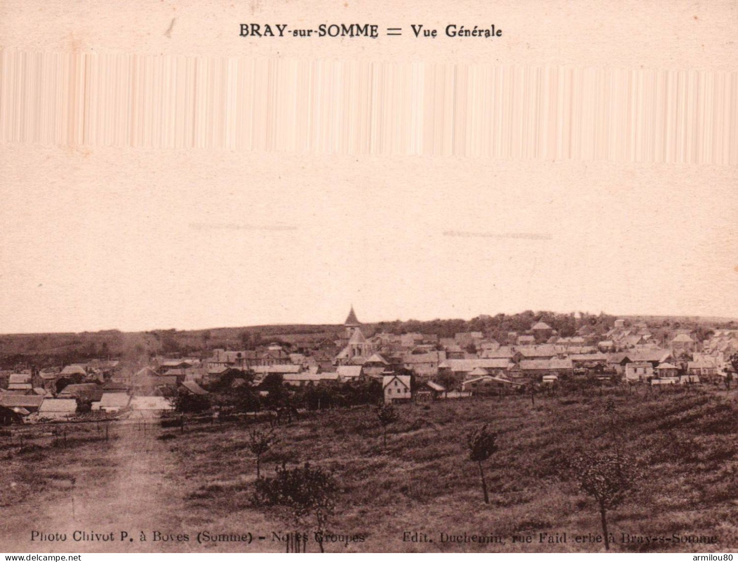 N°23 D1 BRAY SUR SOMME VUE GENERALE - Bray Sur Somme