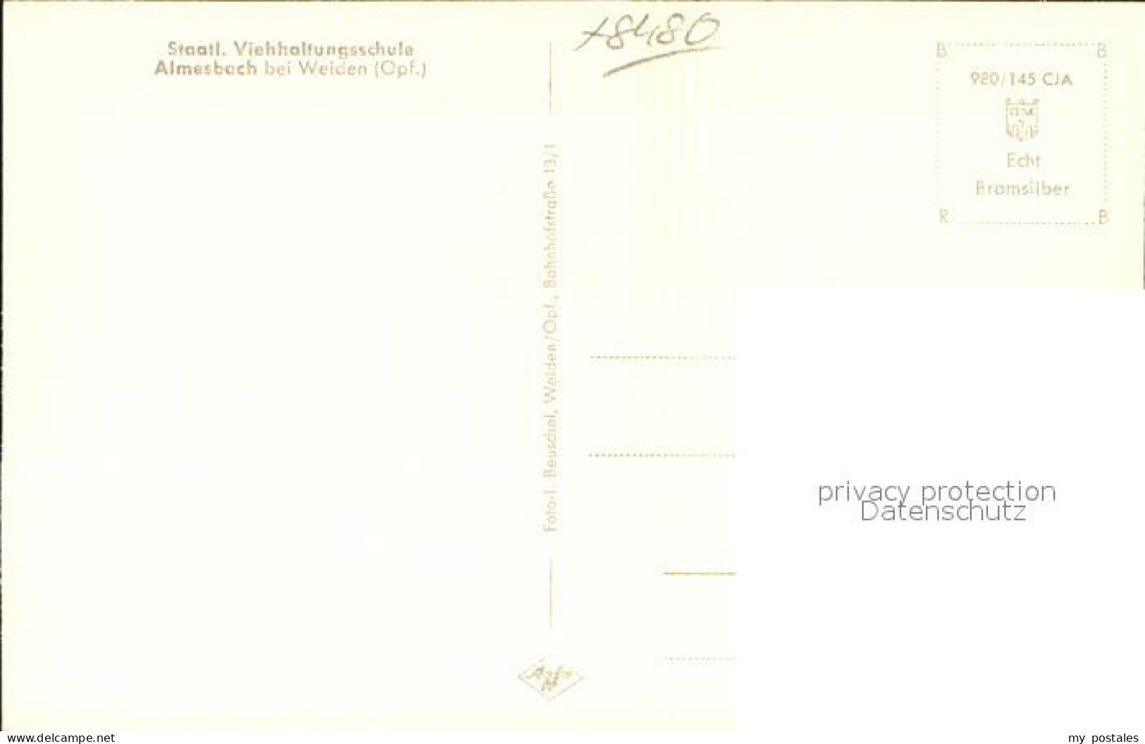 41783164 Weiden Oberpfalz Viehhaltungsschule Almesbach Weiden Oberpfalz - Weiden I. D. Oberpfalz