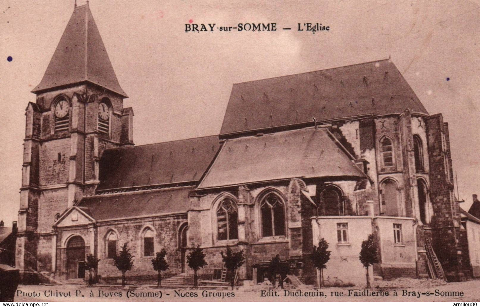 N°24 D1 BRAY SUR SOMME L EGLISE - Bray Sur Somme