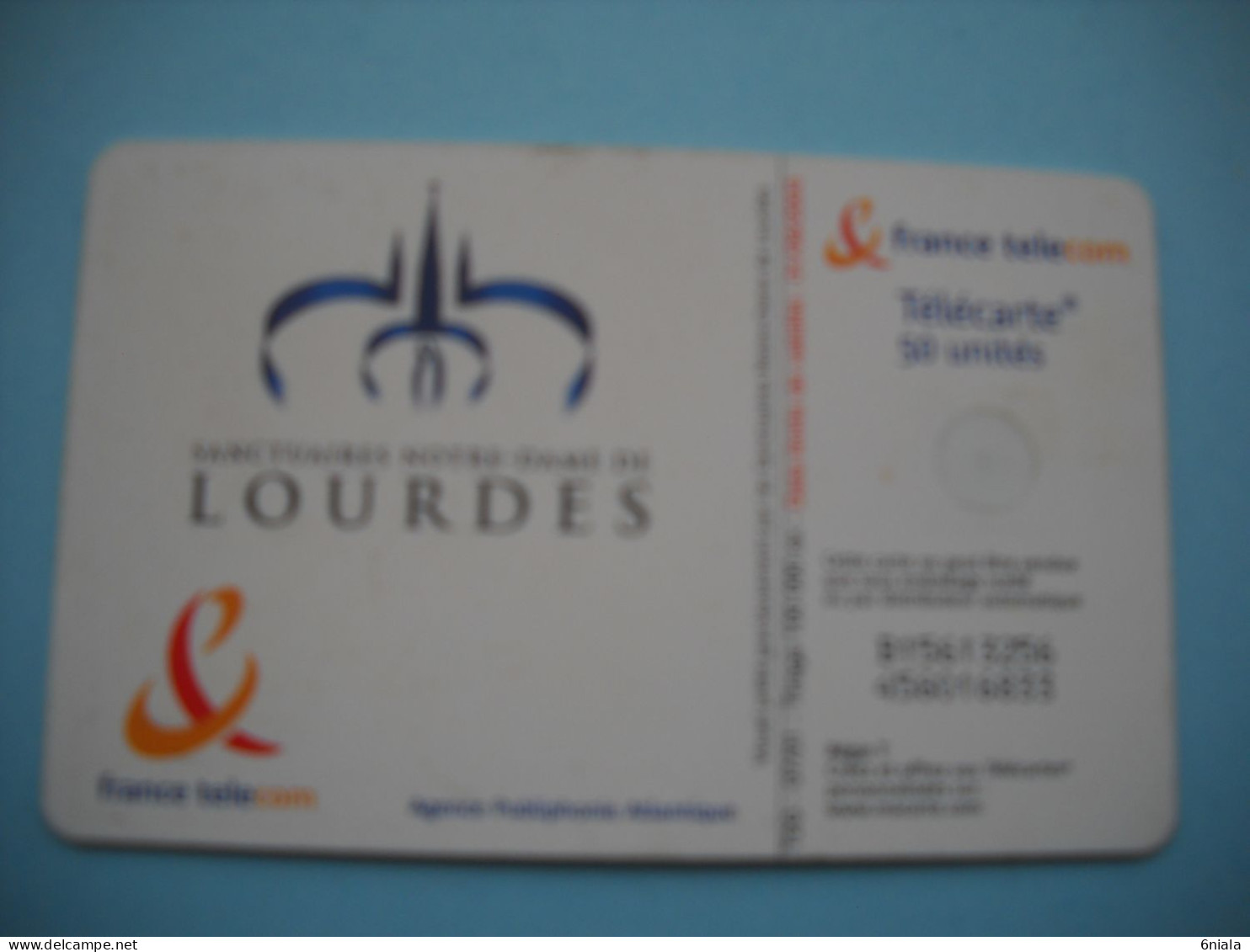 7635 LOURDES SANCTUAIRES NOTRE DAME DE LOURDES  Télécarte Collection  ( 2 Scans)  Carte Téléphonique - 2001