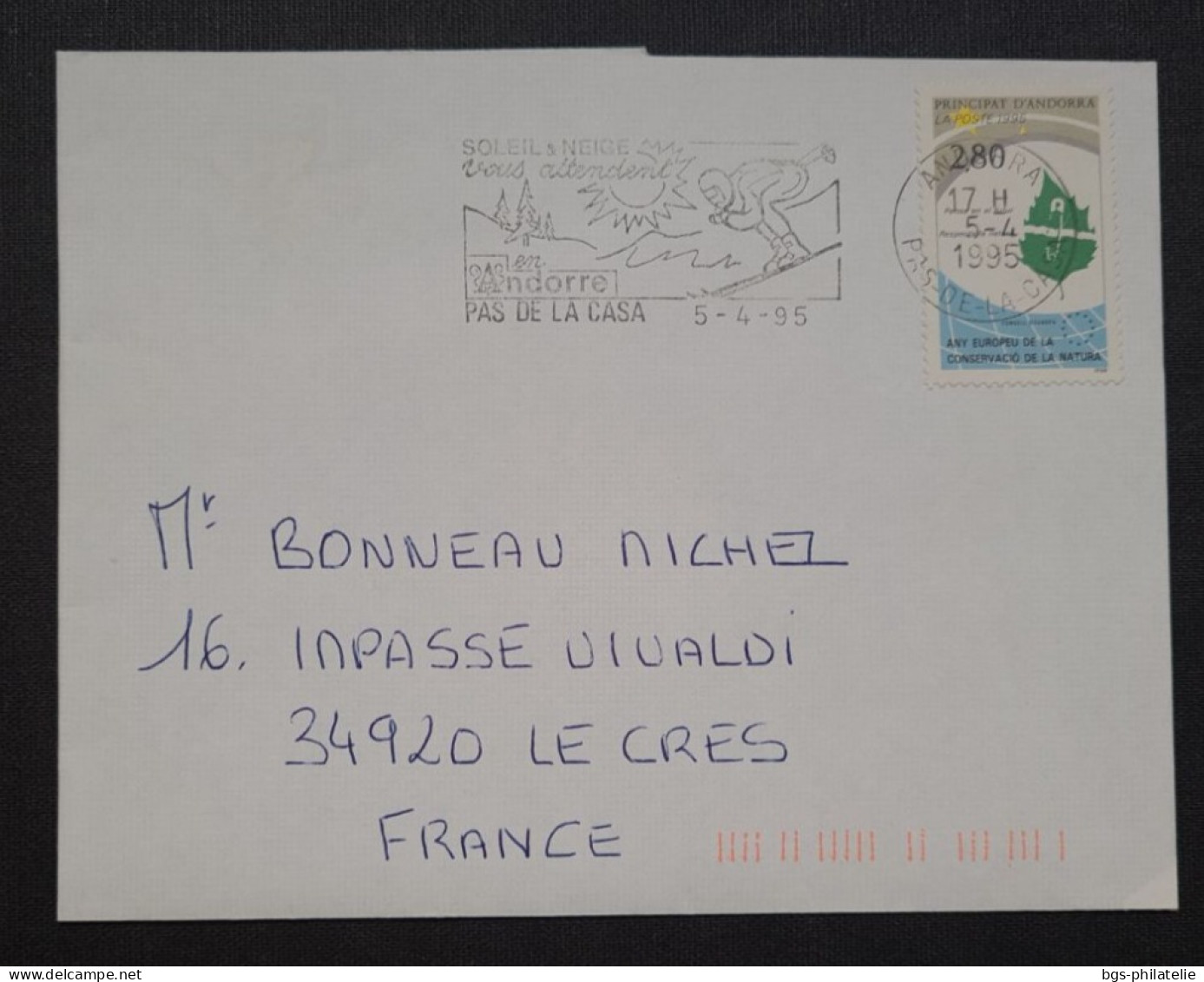 Andorre,  Lettre Pour La France. - Covers & Documents