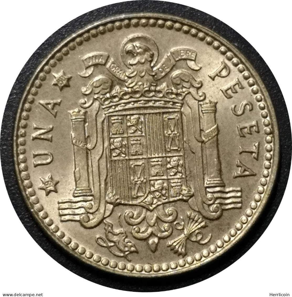 Monnaie Espagne - 1975 (1980) - 1 Peseta Juan Carlos I - 1 Peseta
