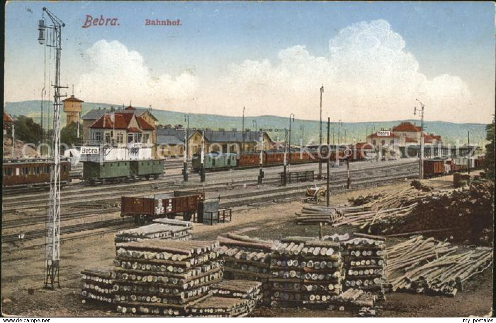 41781799 Bebra Bahnhof Eisenbahn Holzwirtschaft Bebra - Bebra