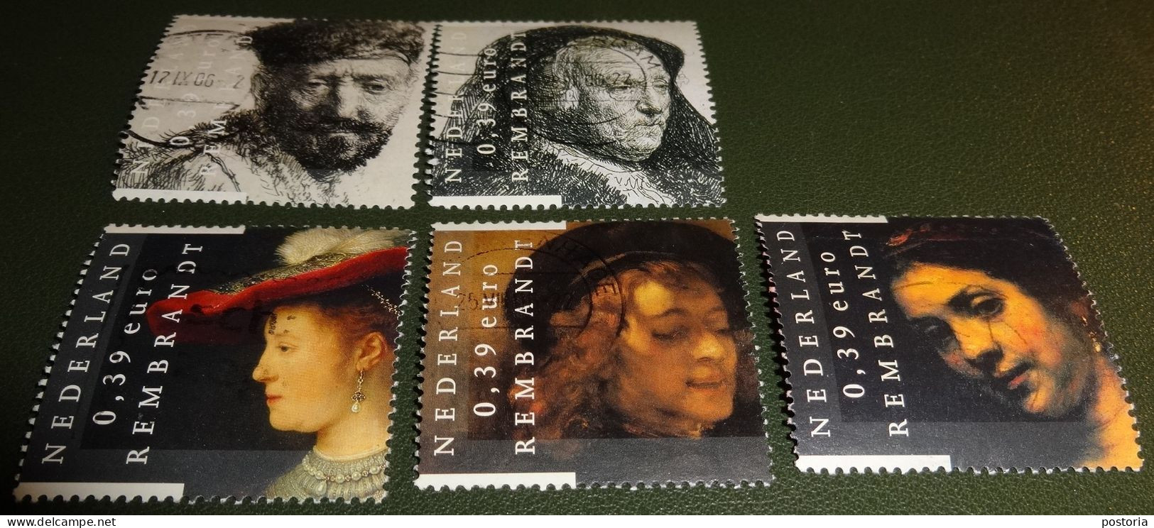 Nederland - NVPH - 2429 Tm 2433 - 2006 - Gebruikt - Cancelled - Rembrandt - Serie - Usati