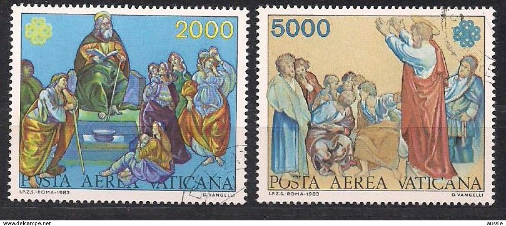 Vatican Vatikaan 1983 Yvertn° LP  PA 73-74 (°) Oblitéré Used Cote 11,50 € - Airmail