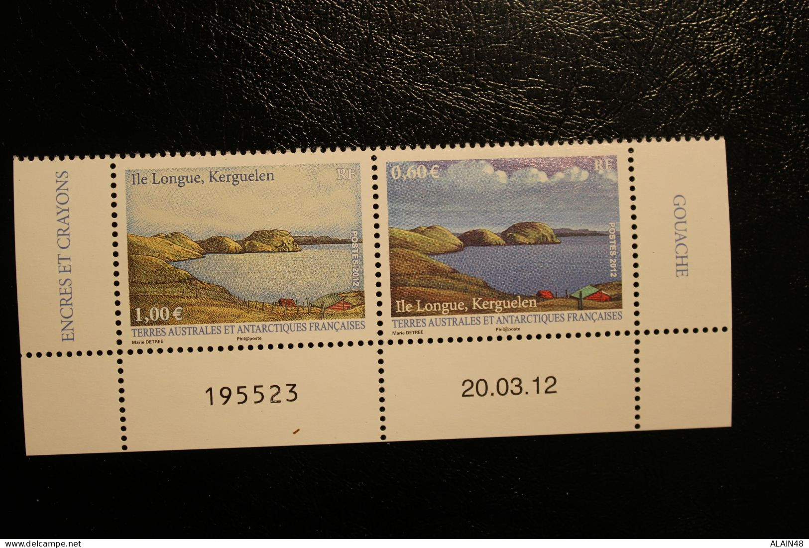TAAF 2012 N°628 ET 629 EN PAIRE NEUF** TB - Unused Stamps