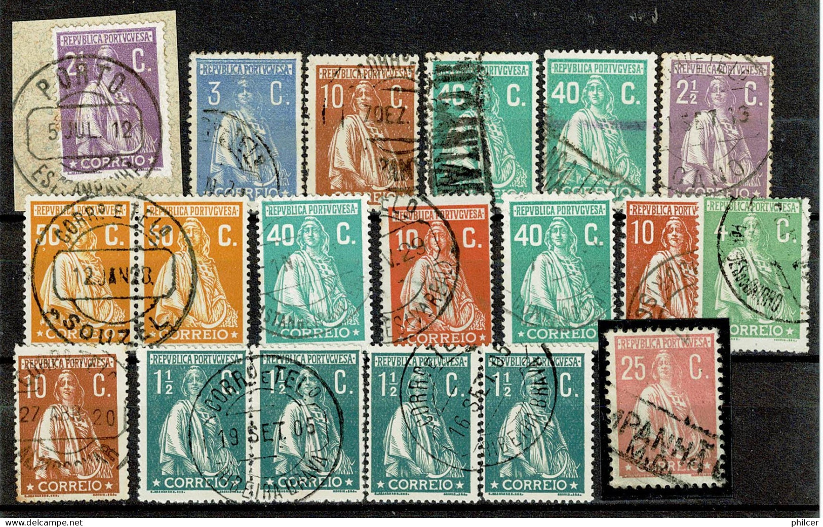 Portugal,1914, Ceres, Used - Oblitérés