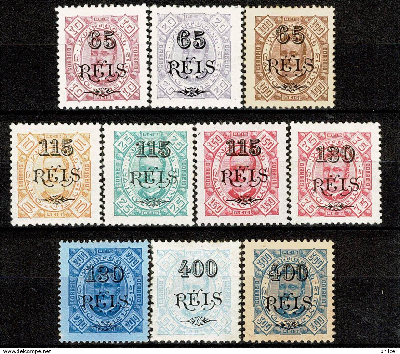 Cabo Verde,1902, # 61/70, MH - Kaapverdische Eilanden