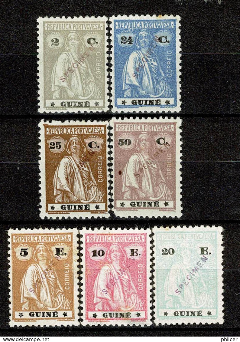 Guiné, 1922, # 192..., Specimen, MH - Guinea Portuguesa