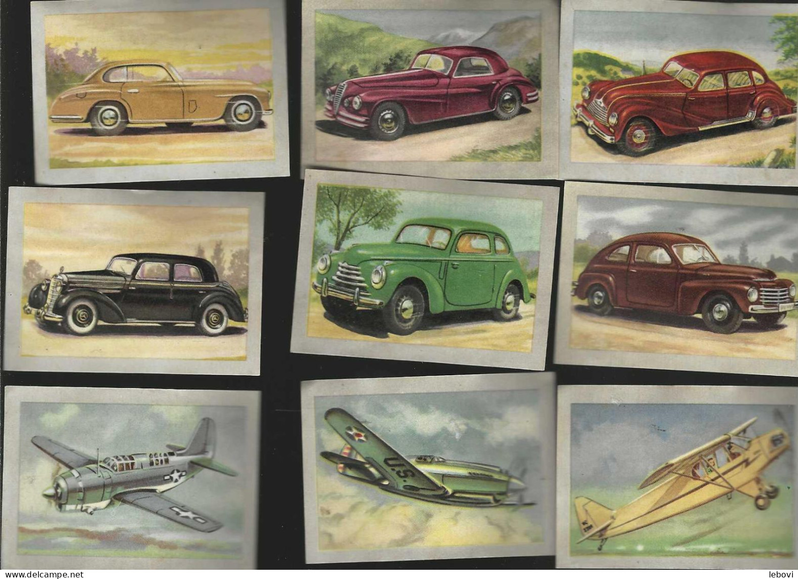 (chocolat) JACQUES De La Collection « Avions - Autos » Lot De 127 Chromos - Jacques