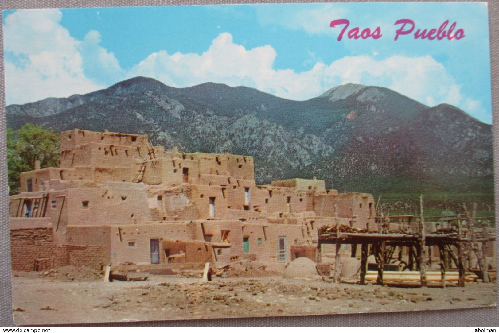 USA FAR WEST TAOS PUEBLO NEW MEXICO KARTE CARD POSTCARD CARTE POSTALE POSTKARTE CARTOLINA ANSICHTSKARTE - Long Beach