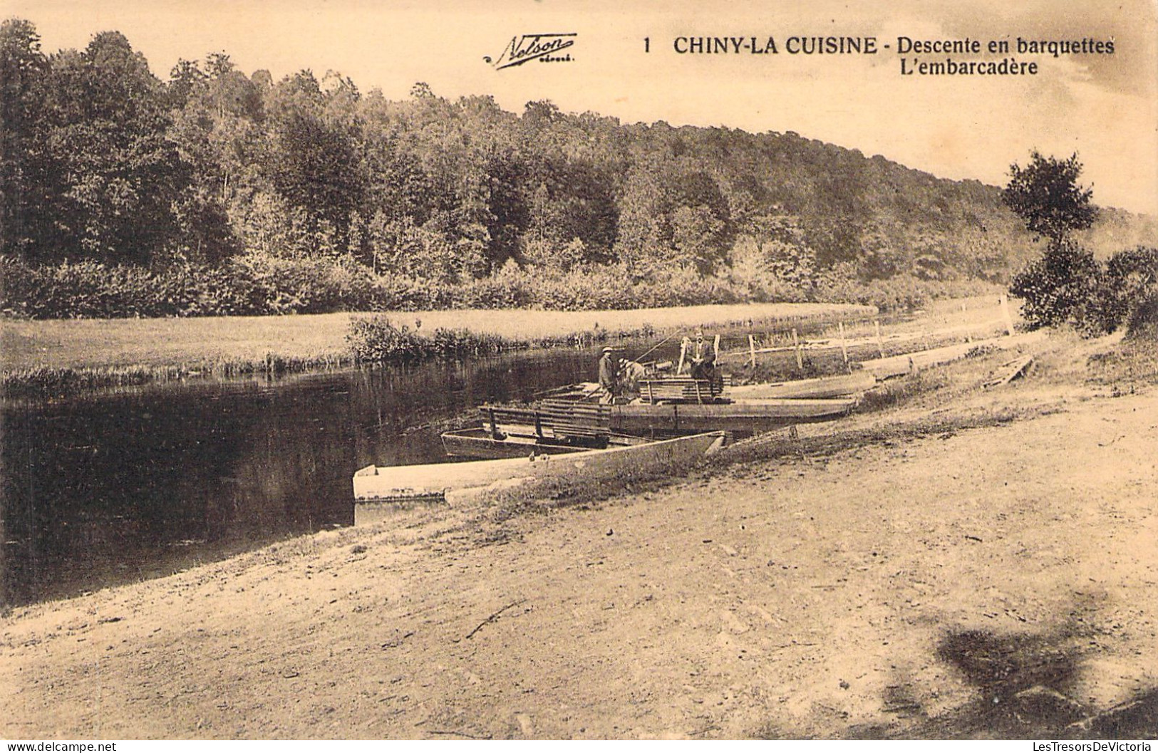 BELGIQUE - Chiny La Cuisine - Descente En Barquettes - L'embarcadere  - Nelson - Carte Postale Ancienne - Chiny